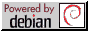 powdered by debian badge