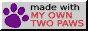 made with my two paws badge